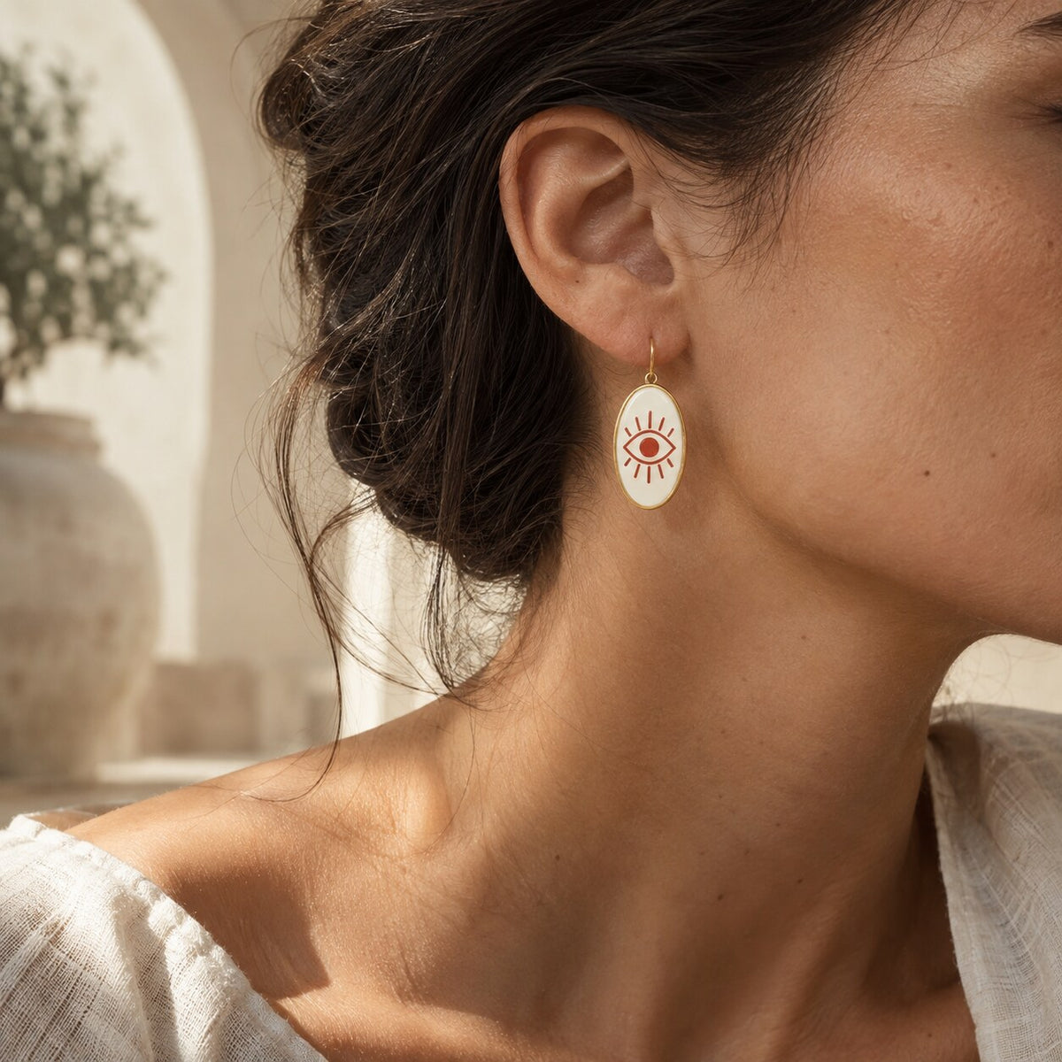 Aretes Coral - vista editorial