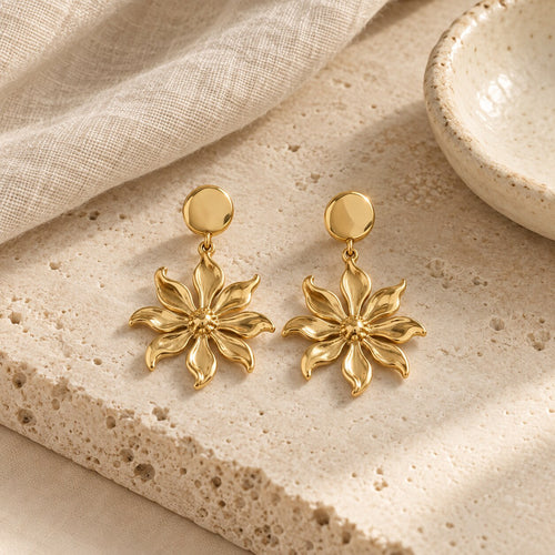 Aretes Flor Solar - portada