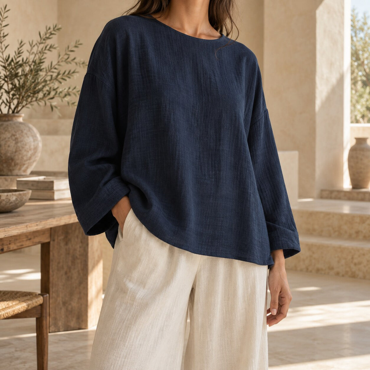 Blusa Horizonte - vista editorial