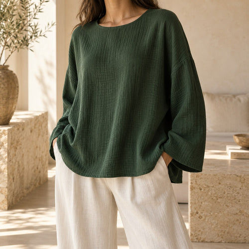 Blusa Selva - vista editorial