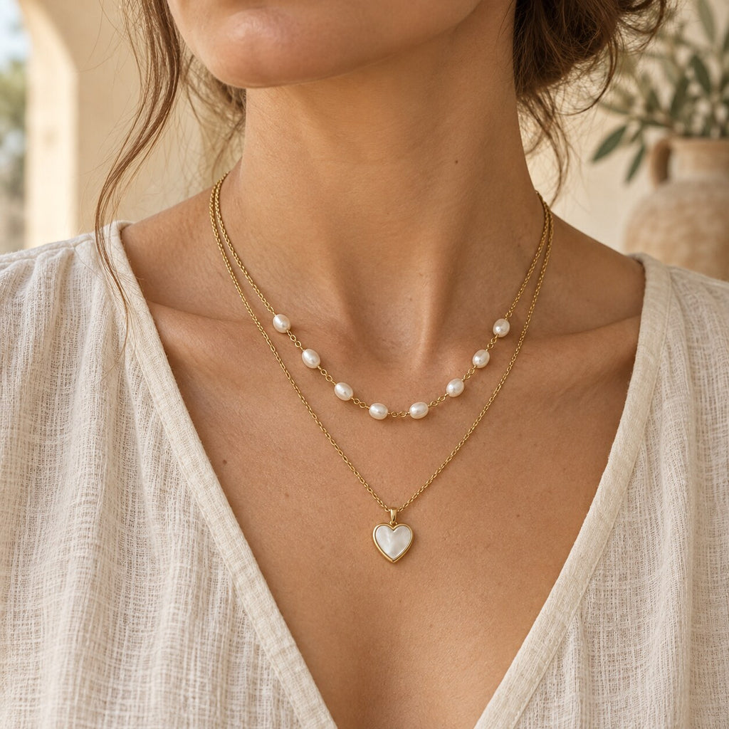 Collar Doble Luz - vista editorial
