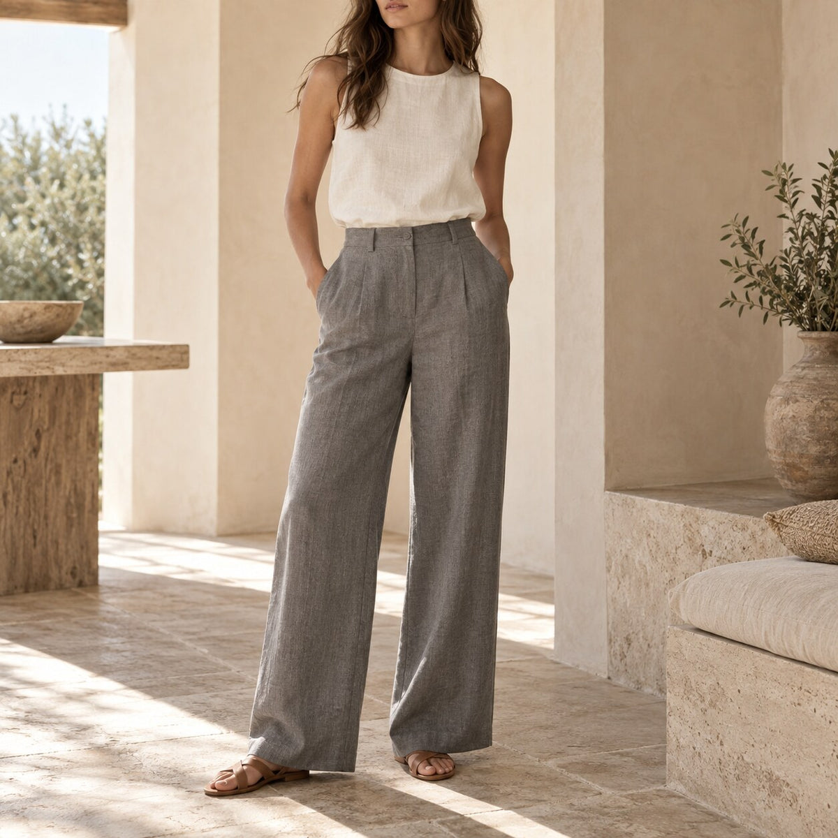 Pantalón Ceniza - vista editorial