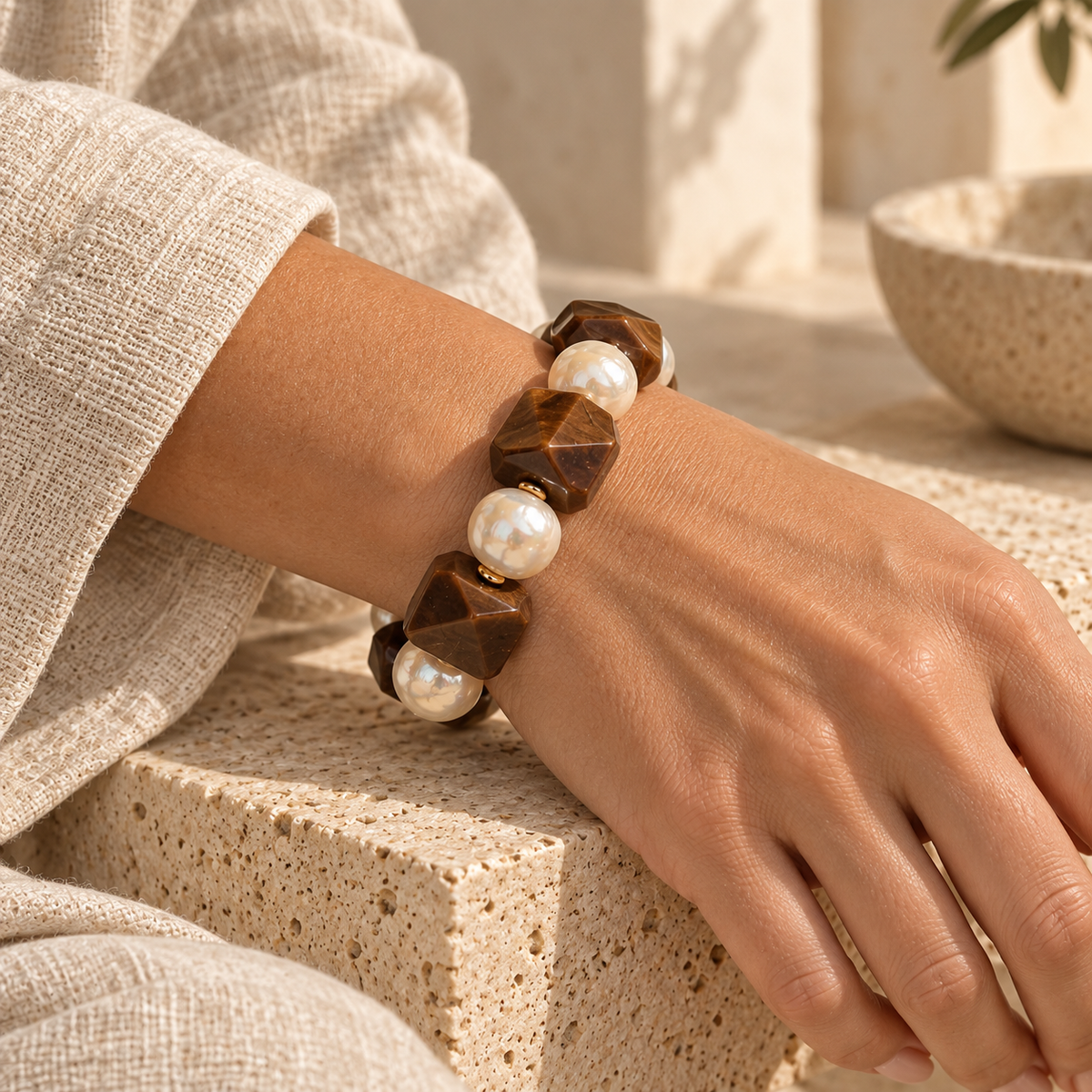 Pulsera Nácar - vista editorial