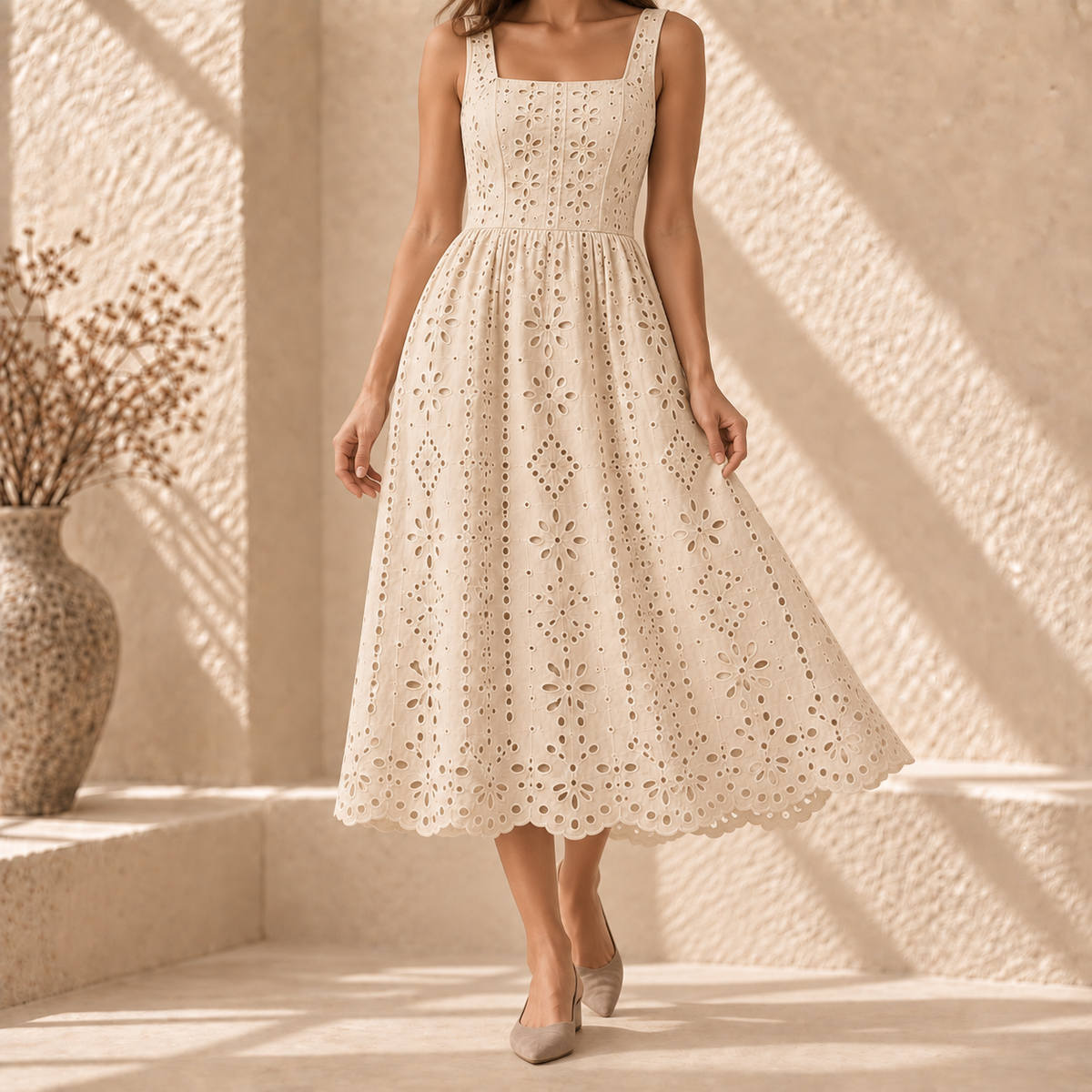 Vestido Calado - vista editorial